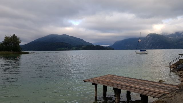 Der Mondsee am späten Nachmittag