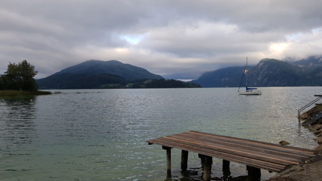 Der Mondsee am späten Nachmittag