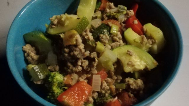 Alles, was passt einfach in den Topf :-)