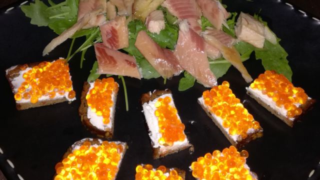 geräucherte Socâ-Forelle ... Sieht das nicht lecker aus?