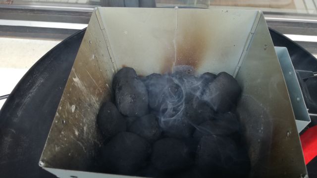 Die Kohlen brauchen ja ein wenig