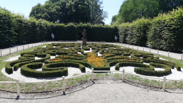 Der Garten des kurfürstlichen Palais