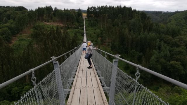 Die längste Hängeseilbrücke Europas