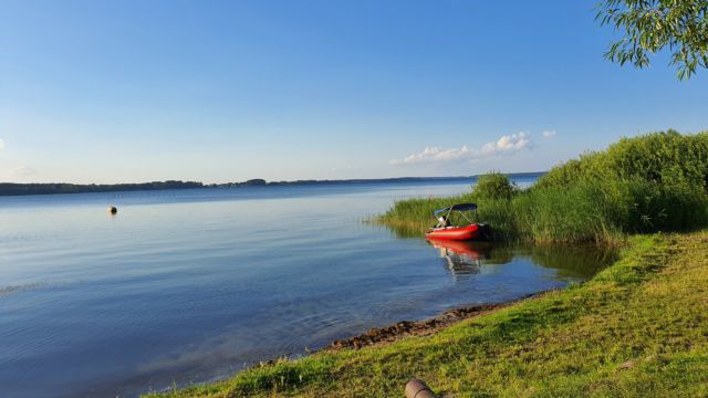 So sah die Müritz bei unserer Ankunft aus