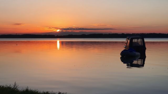 Sonnenuntergang an der Müritz