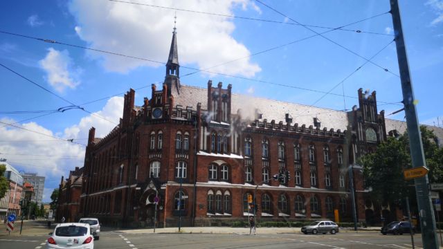 Ein sehr schöner Backsteinbau