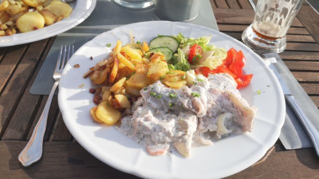 ein wirklich sehr üppiger Teller