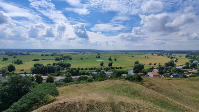 Sehr netter Auslick über die Landschaft
