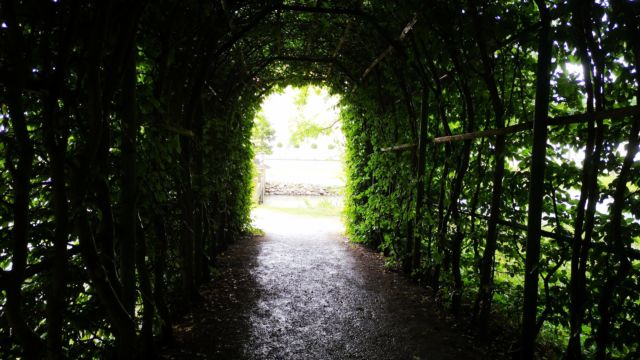 Durch diese Bogengänge flanierte die Obrigkeit