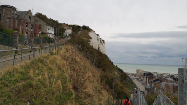 Von ganz da oben kamen wir die Treppen runter