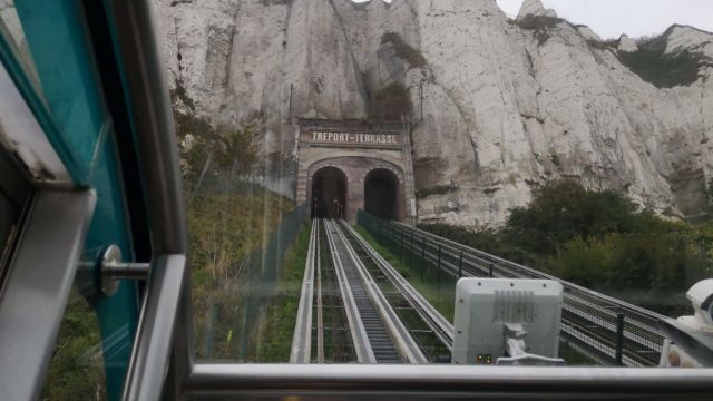 Die Standseilbahn in Le Treport
