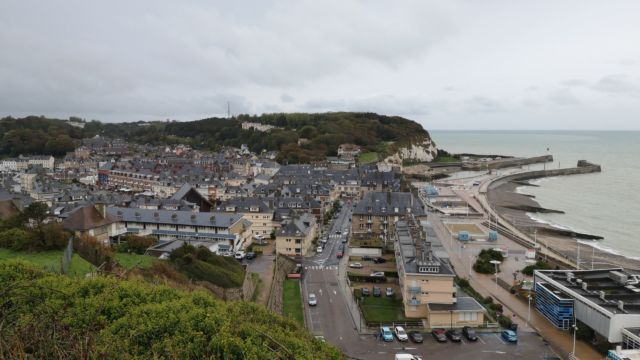 Blick auf Saint-Valery-en-Caux