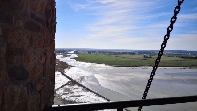 Auch die Aussicht von der früheren Warenannahme ist toll...