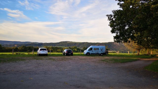 Sehr schöner Stellplatz inmitten der Natur
