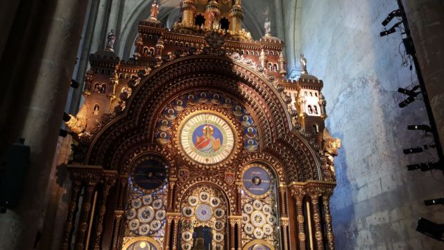 Die astronomische Uhr sieht wirklich klasse aus