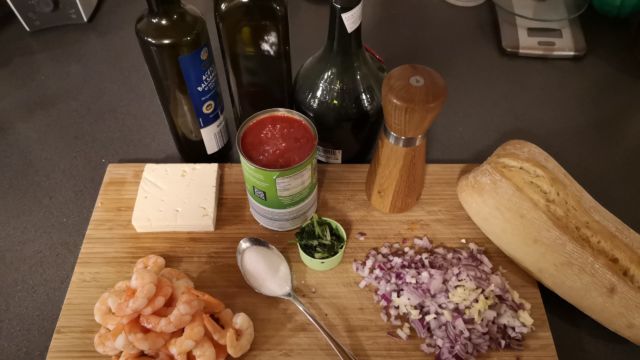 Die gesamten Zutaten