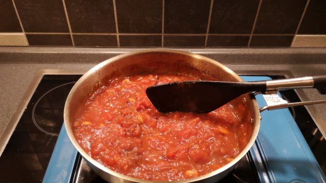 Die fertige Tomatensauce